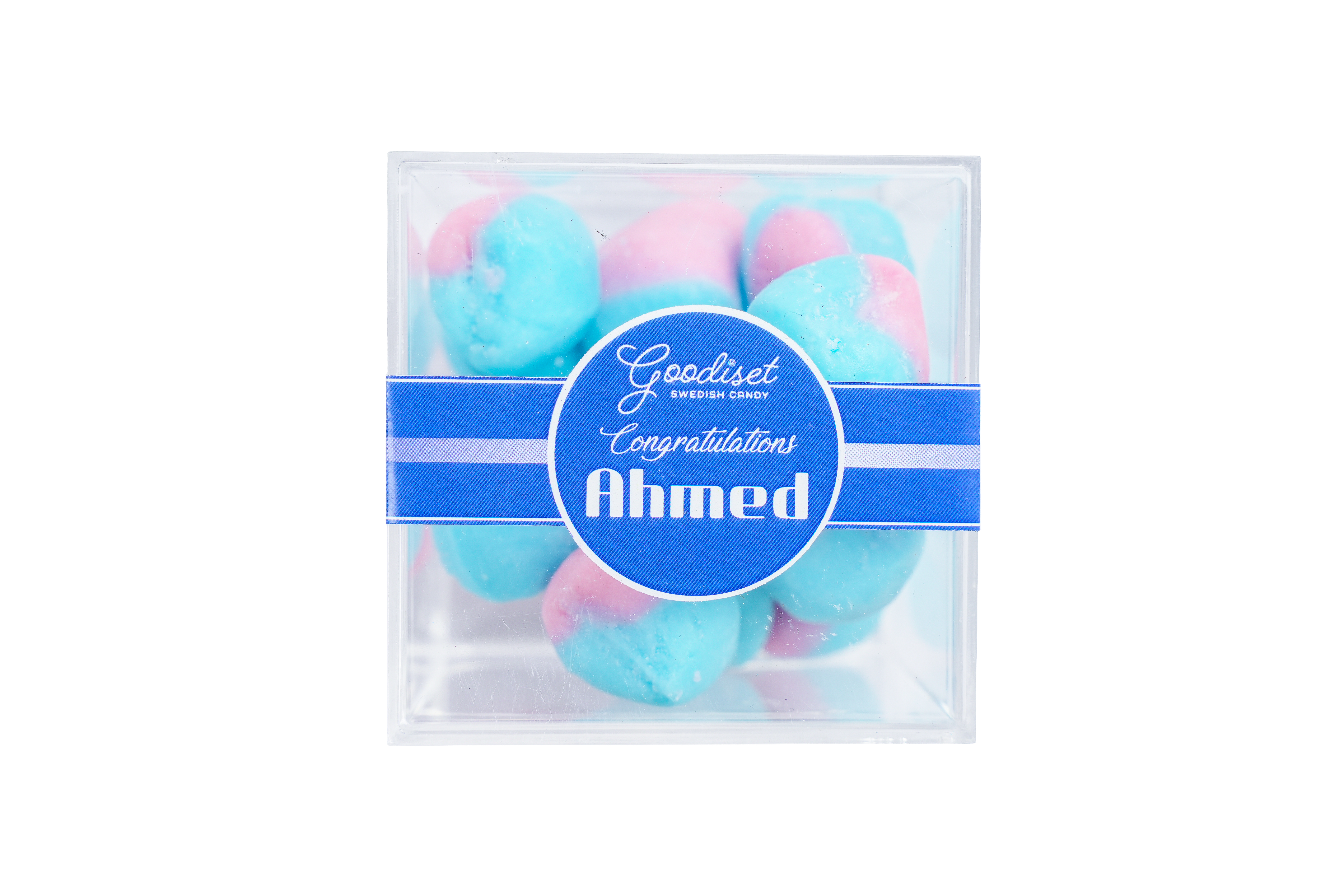 Small Acrylic Gift Box with Customizable Stickers