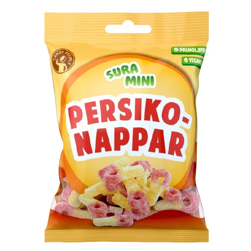 Mini Sour Peach Pacifiers- 70 g