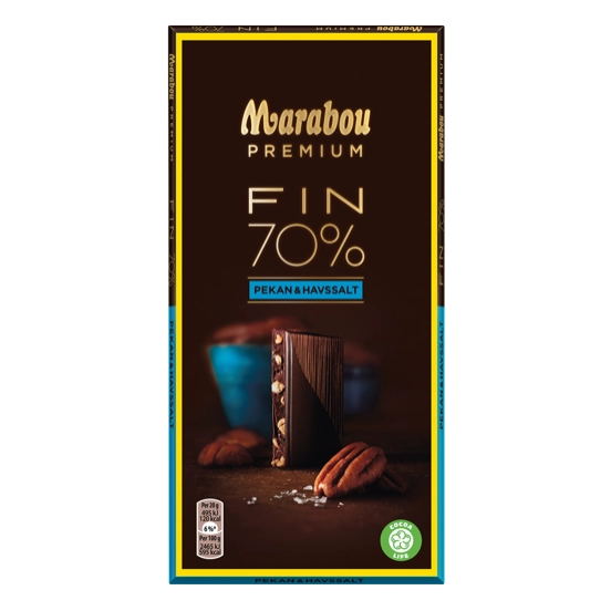 Marabou Premium Pecan and Sea Salt 70%